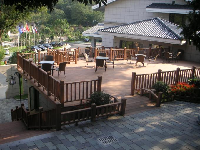 Solid WPC Decking Board Composite Decking 0