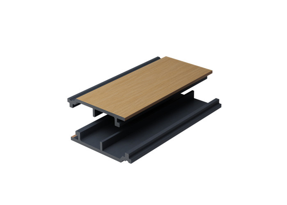 174 X 21 Wood Plastic Composite Cladding 2200mm 2900mm Capped Composite Deck Boards