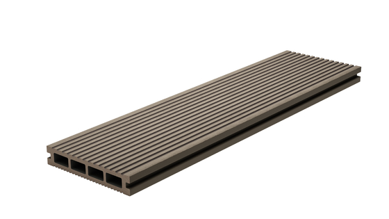 EU Standard Anit Slip Hollow Composite Decking 140 X 25 Plastic Wood Slats