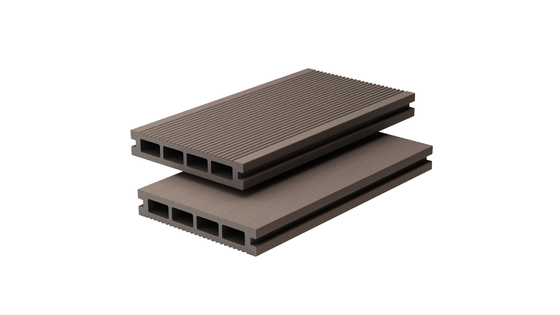 Anit Slip No Rot Hollow Decking Boards  140 X 25 Smooth Wooden Decking Boards