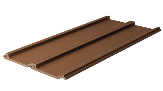 Waterproof No Crack Classic Wall Cladding 148 X 21 Wood Plastic Composite Wall Cladding