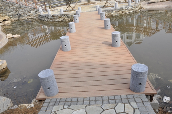 Outdoor 135 X 25 WPC Decking Board WPC 2200mm Wood Plastic Composite Board