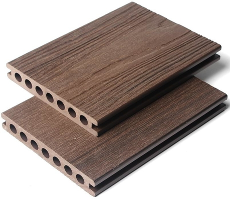 146 X 22 WPC Floor Decking Wpc Panel Wood Hollow Plastic Decking Boards Composite