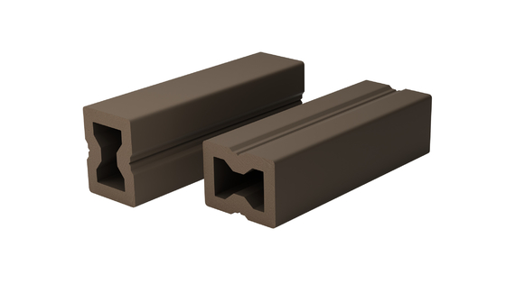 40 X 30 Composite Decking Joist 4m Wood Plastic Composite Flooring Keel For Installation