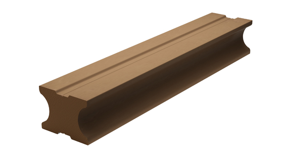 30 X 40mm WPC Composite Timber Joists Fireproof Wood Plastic Joists For Decking