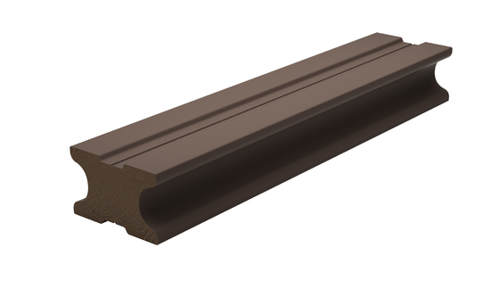 Antislip 2.2M Composite Decking Joist 40 X 25 Wood Plastic Composite Tiles