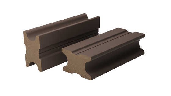 Antislip 2.2M Composite Decking Joist 40 X 25 Wood Plastic Composite Tiles