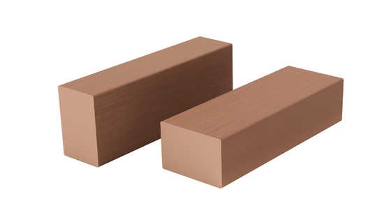 60 X 40 2200mm Composite Decking Joist Extruded WPC Decking Tiles Waterproof Flooring