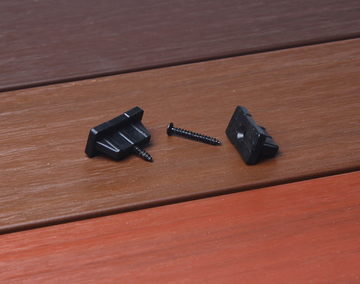 Waterproof 8mm Plastic Clips Decking  Clips Composite Fastener For Hidden Installation System