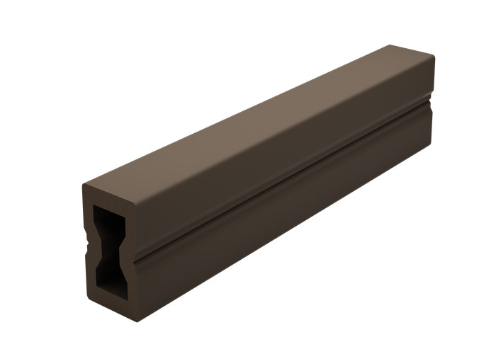 Waterproof 40 X 30mm Hollow Composite Decking Joist Plastic Wood Deck