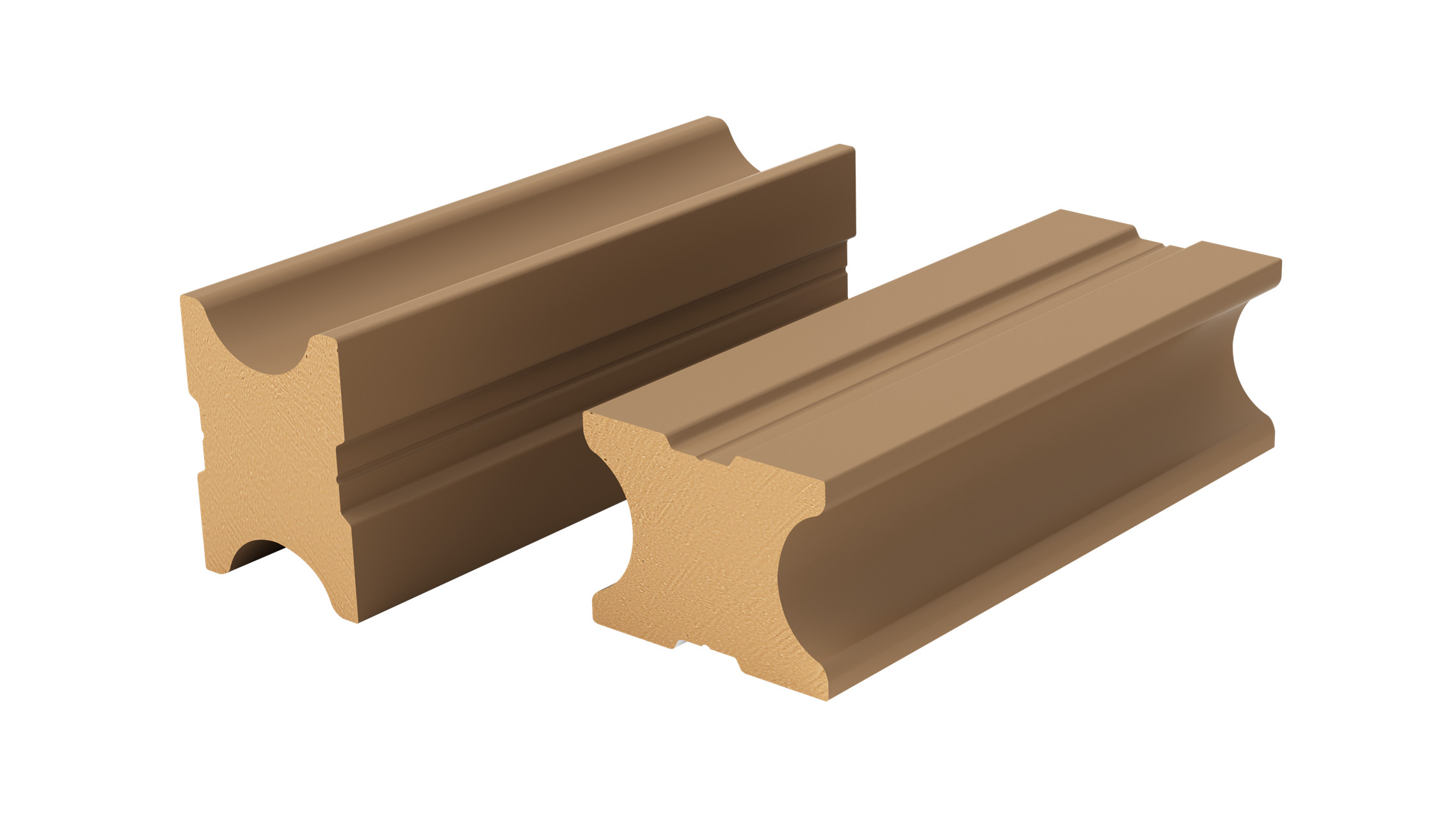 30 X 40mm WPC Composite Timber Joists Fireproof Wood Plastic Joists For