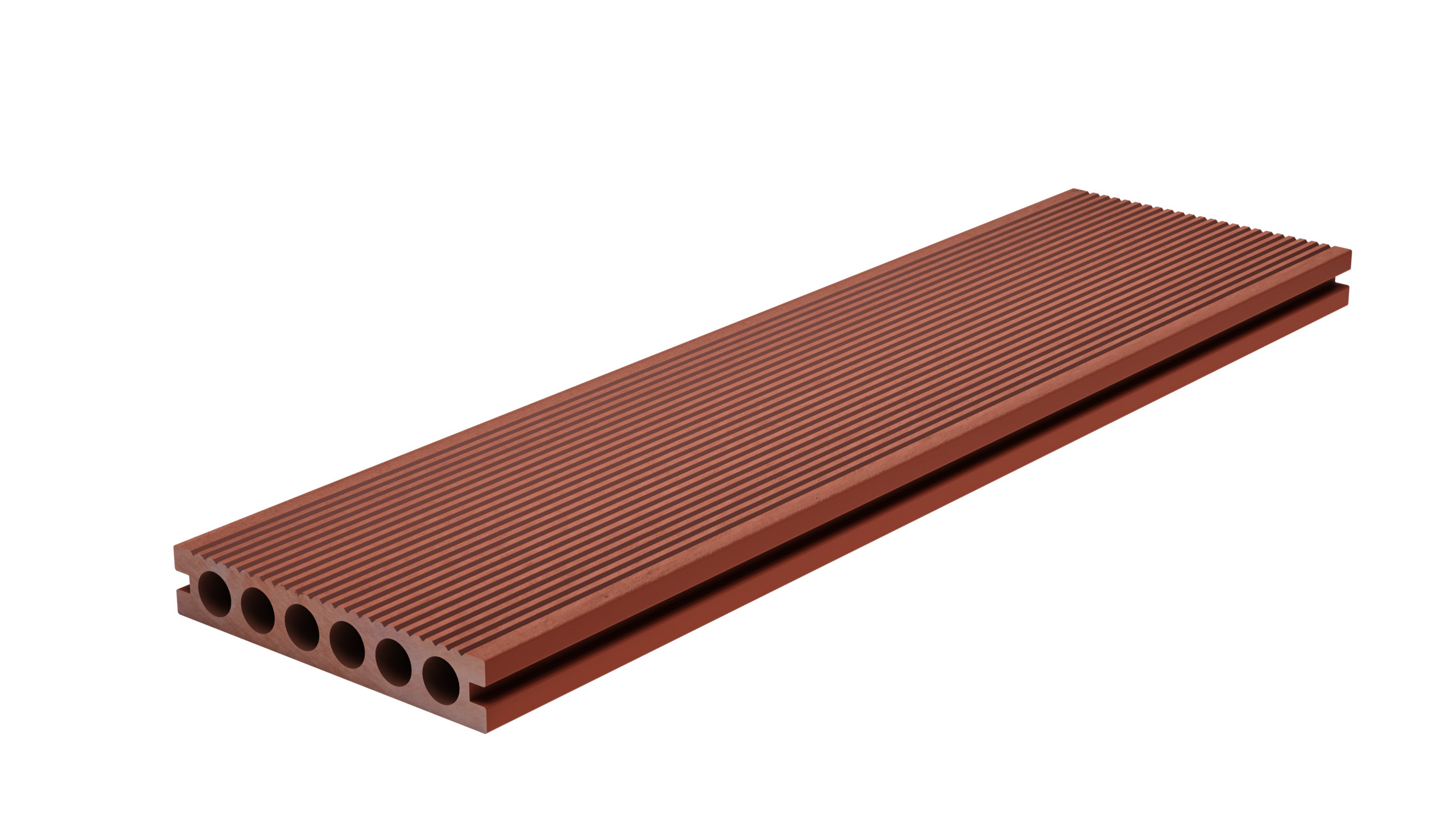 Red Brown 146 X 22 WPC 3d Wall Panel Outdoor Plastic Deck Boards