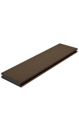 142 X 22 Co Extruded Capped Composite Deck Boards Hollow Plastic Decking Boards